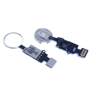 Handywest Kompatibel f&uuml;r iPhone 7 Plus Home Button Flex Kabel Knopf Touch ID Sensor Silver 821-00912-02