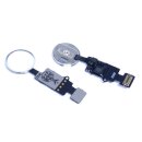 Handywest Kompatibel für iPhone 7 Plus Home Button Flex Kabel Knopf Touch ID Sensor Silver 821-00912-02