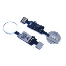 Handywest Kompatibel für iPhone 8 Home Button Flex Knopf Touch ID Finger Sensor Part Silver 821-01096-03