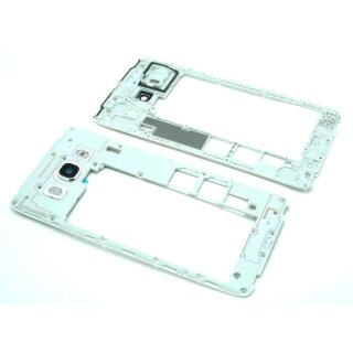 Samsung Galaxy J5 2016 SM-J510F Mittelrahmen Rahmen Middle Frame Kamera Glas Silver