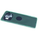 handywest Kompatibel für Samsung Galaxy S8 Plus SM-G955F Silver / Silber Akkudeckel Backcover Rückseite inkl Kleber Rückschale Hosing Cover inkl Kamera Camera Glas Mit Klebefolie Streifen Adhesive