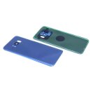 handywest Kompatibel für Samsung Galaxy S8 SM-G950F Blau Akkudeckel Backcover Rückseite inkl Kleber Rückschale Hosing Cover inkl Kamera Camera Glas Mit Klebefolie Streifen Adhesive