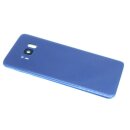 handywest Kompatibel für Samsung Galaxy S8 SM-G950F Blau Akkudeckel Backcover Rückseite inkl Kleber Rückschale Hosing Cover inkl Kamera Camera Glas Mit Klebefolie Streifen Adhesive