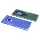 handywest Kompatibel für Samsung Galaxy S9 Plus SM-G965F Blau / Blue Akkudeckel Backcover Rückseite Kleber Rückschale Hosing Cover Rück Deckel inkl Kamera Camera Glas Mit Klebefolie Streifen Adhesive