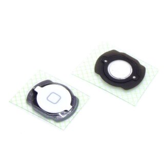 Ersatz für iPod Touch 4 4G Home Button Taste inkl Metallplättchen Gummi Dichtung Weiß