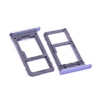 Handywest Kompatibel mit Samsung Galaxy Note 8 SM-N950F Lila Sim Karten Halterung Card Micro-SD Memory Halter Memory Karte Card SD Einschubfach