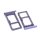 Handywest Kompatibel mit Samsung Galaxy Note 8 SM-N950F Lila Sim Karten Halterung Card Micro-SD Memory Halter Memory Karte Card SD Einschubfach
