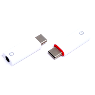 2X Type-C Adapter Aux 3,5mm Klinke Audio Headset Kopfhörer Huawei Samsung Xiaomi