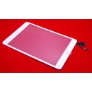 iPad Mini 3 A1599 A1600 Touchscreen Digitizer Frontscheibe Home Button flex Weiß
