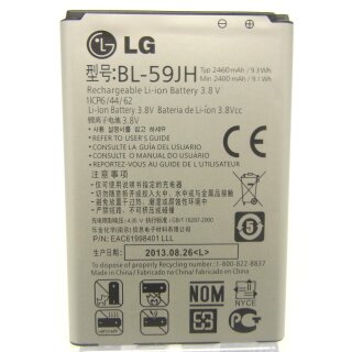 Original LG L7 2 II P710 P715 Dual Lucid2 Lucid 2 VS870 BL-59JH 2460mAh Akku