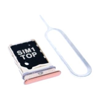 Sim Karten SD Karte Halter Halterung Slot für Samsung Galaxy A80 SM-A805F Gold