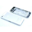 iPhone 5 A1428, A1429, A1442 Akkudeckel Backcover Power Volume Flex Silber