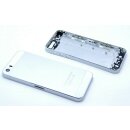 iPhone 5 A1428, A1429, A1442 Akkudeckel Backcover Gehäuse Kamera Glas Silber
