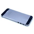 iPhone 5S A1453, A1457, A1518, A1528, Akkudeckel Backcover Gehäuse Kamera Glas Grau