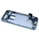 iPhone 6 A1549, A1586, A1589 Akkudeckel Cover Ladebuchse Power Volume Flex Grau