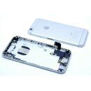 iPhone 6 A1549, A1586 A1589 Akkudeckel Cover Ladebuchse Power Volume Flex Silber