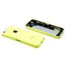 iPhone 5C Akkudeckel Backcover Power Volume Wlan Flex Kamera Glas Vibration Gelb