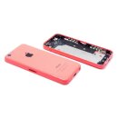iPhone 5C Akkudeckel Backcover Power Volume Wlan Flex Kamera Glas Vibration Rosa