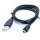 Handywest Kompatibel mit TOMTOM Mini USB Kabel Ladegerät PC-Kabel für Tomtom XXL Classic GPS NavigationTomTom One XL Start Live XXL Traffic V2 V3 XL XXL Go Mini 720 920 Mini-USB USB 5 Pin Mini