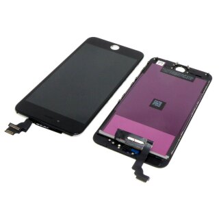 Ersatz für iPhone 6 Plus A1522, A1524 LCD Display Touchscreen Digitizer Front Glas inkl Rahmen Black