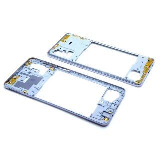 für Samsung Galaxy A71 SM-A715F/DS Mittelrahmen Rahmen Frame Power Volume Flex Silber