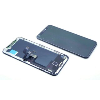 f&uuml;r iPhone X A1865, A1901, A1902 LCD Display Touchscreen Digitizer Front Glas inkl Rahmen Black
