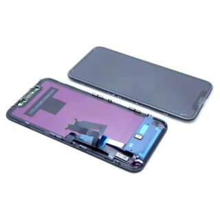 f&uuml;r iPhone XR A1984, A2105, A2106 A2107, A2108  LCD Display Touchscreen Digitizer Front Glas inkl Rahmen Black