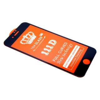 11D Glas für iPhone 5 5S 5C 6 6S 6S 7 8 Plus Schutzfolie Panzerfolie Hartglas 9h für iPhoen 6S Schwarz