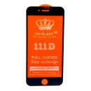 11D Glas für iPhone 5 5S 5C 6 6S 6S 7 8 Plus Schutzfolie Panzerfolie Hartglas 9h für iPhoen 6S Schwarz