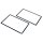 Ersatz Nintendo 3DS XL LL Display Scheibe Front Glas Displayglas für Oben Black