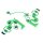 3.0 Ersatz für Sony PS4 PlayStation 4 Leitfähiges Film Flex Kabel Circuit Board Set