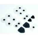 Ersatz für Playstation 4 PS4 Intern Tastengummi Gummi Button Tastendruck 9Teilig