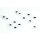 Ersatz für Playstation 4 PS4 Tastengummi Gummi Button Tastendruck JDS-30 Set