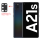 Ersatz für Samsung Galaxy A21s SM-A217F/DS Kamera Glas Linse mit Kleber Pinzette