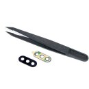 Ersatz für Xiaomi Redmi Note 6 Pro Kamera Glas Camera Glass mit Kleber Pinzette