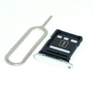 Handywest Kompatibel für Huawei P40 Pro ELS-NX9 ELS-N04 Sim Karte Karten Halter Halterung SIM Card Holder Tray Slot Nano Schlitten einschubfach inkl Nadel Öffner
