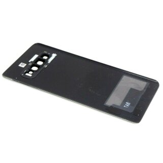 Samsung Galaxy S10 SM-G973F/DS Akkudeckel Backcover Kameraglas inkl Kleber Black