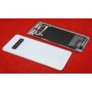 Samsung Galaxy S10 SM-G973F/DS Akkudeckel Back Cover Kameraglas + Kleber Weiß