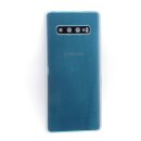 Samsung Galaxy S10 Plus SM-G975F Akkudeckel Kameragals Backcover Prism Gr&uuml;n