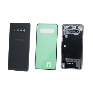 Samsung Galaxy S10 Plus SM-G975F Akkudeckel Deckel Kameragals Backcover Schwarz