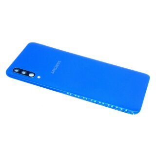 Samsung Galaxy A50 A505F Akkudeckel Kameraglas Deckel Backcover inkl Kleber Blau