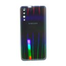 Samsung Galaxy A50 A505F Akkudeckel Kameraglas Deckel Backcover Kleber Schwarz