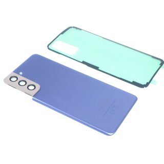 Samsung Galaxy S21 SM-G991B/DS Akkudeckel Backcover Kameraglas inkl Kleber Lila