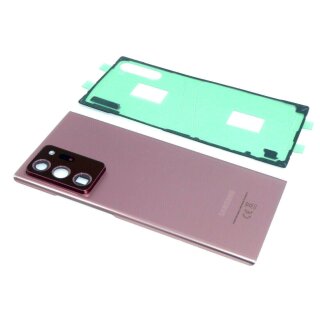 Samsung Galaxy Note 20 Ultra 5G SM-N986B Akkudeckel Cover Kameraglas inkl Kleber Bronze