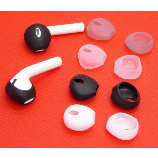2X Ersatz für AirPods iPhone Earpods in Ear Ohrstöpsel Kopfhörer Silicon Stöbsel