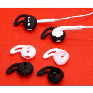 2X Ohrstöpsel EarHooks Kopfhörer Headset Sport Air-pods Earpod Ersatz für iPhone
