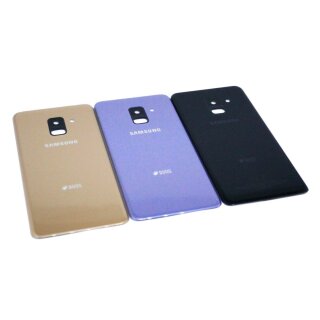 Samsung Galaxy A8 2018 DUOS SM-A530F/DS Akkudeckel Backcover Kameraglas + Kleber