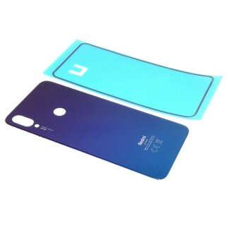 Original Xiaomi Redmi Note 7 M1901F7G Akkudeckel Backcover Deckel inkl Kleber Blau