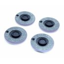 2X Set MacBook Pro A1278 A1286 A1297 Gummi füße abdeckung Bottom Rubber + Kleber