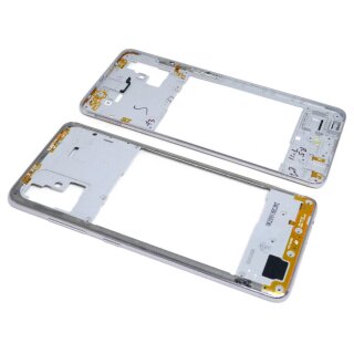 Original Samsung Galaxy A51 SM-A515F Mittelrahmen Frame Rahmen Power Volume Flex Silber